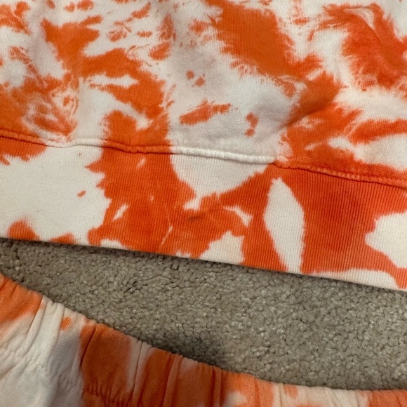 Clare V. Blood Orange Tie Dye Cotton set short set size XS/S - Picture 4 of 4
